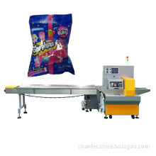 Pillow-type bag-forming package machine for sanitary napkin
